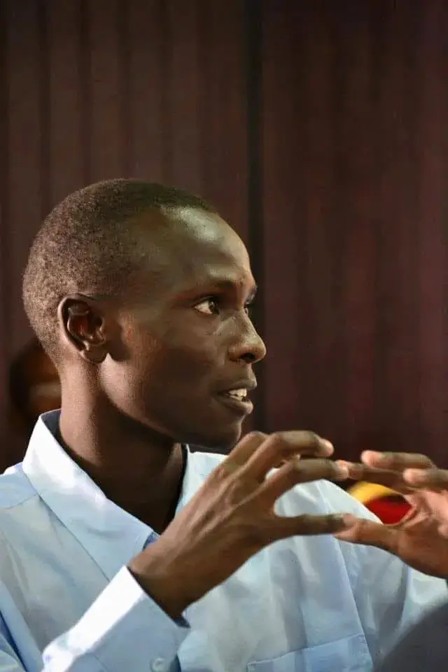 Waithaka Ndegwa in conversation during a professional engagement